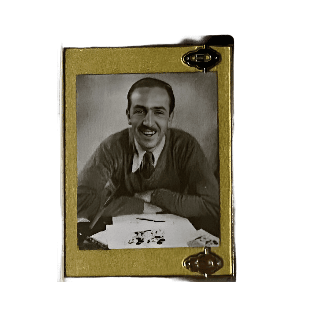 Walt Leaning Forward Suitcase Disney pin