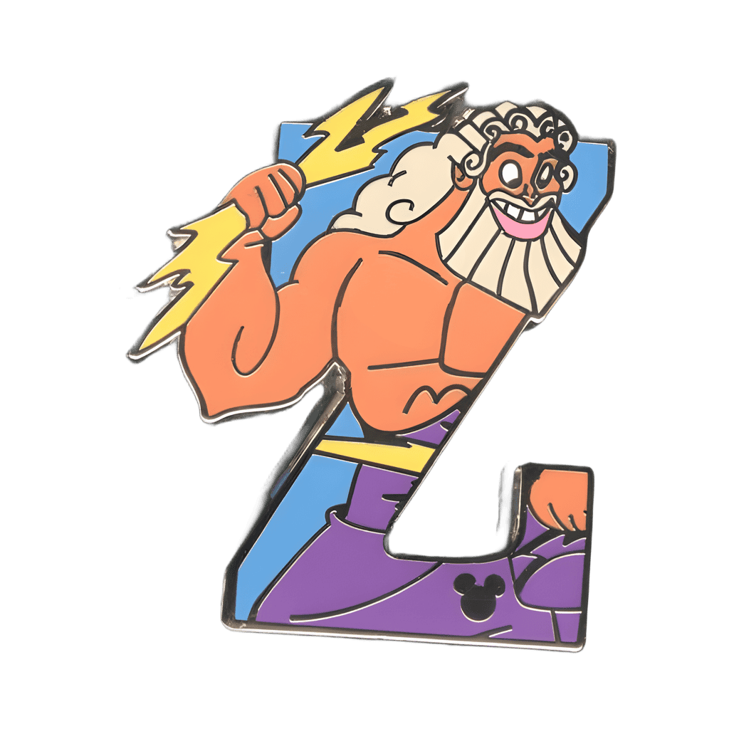 Z for Zeus Disney pin