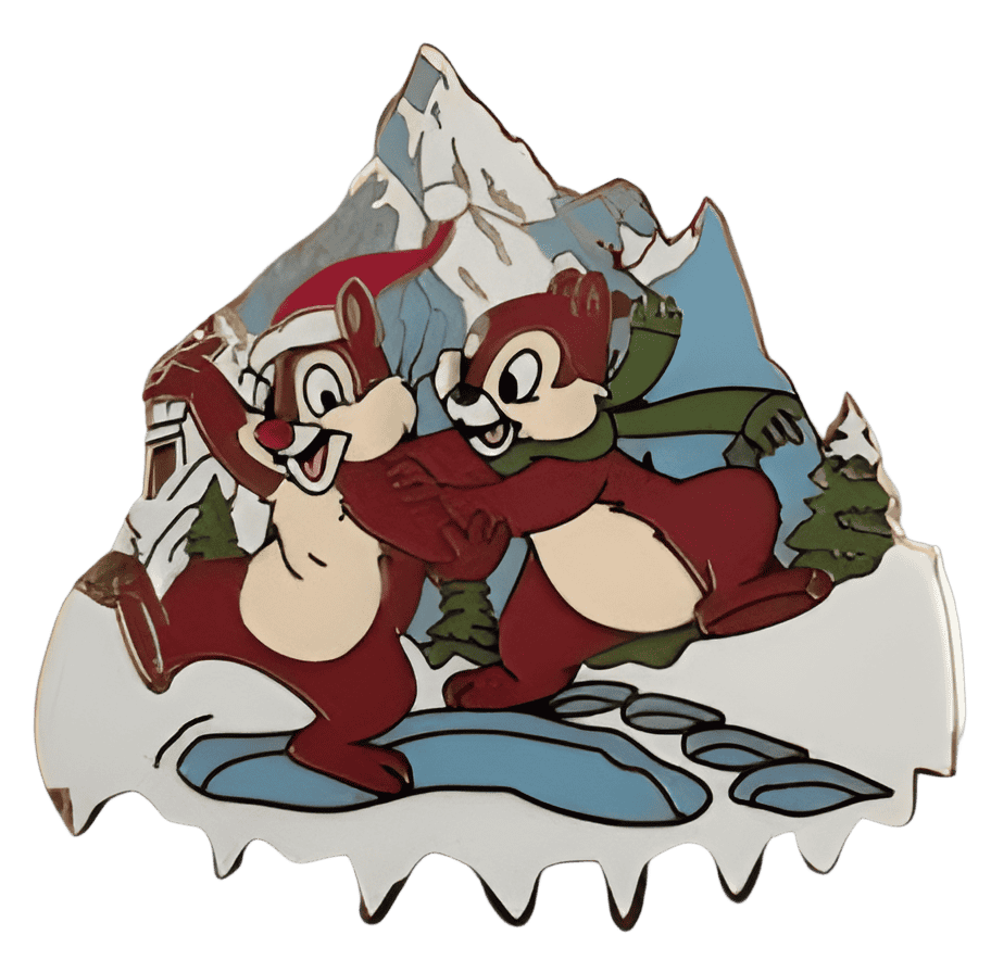 Expedition Everest with Chip & Dale Disney pin