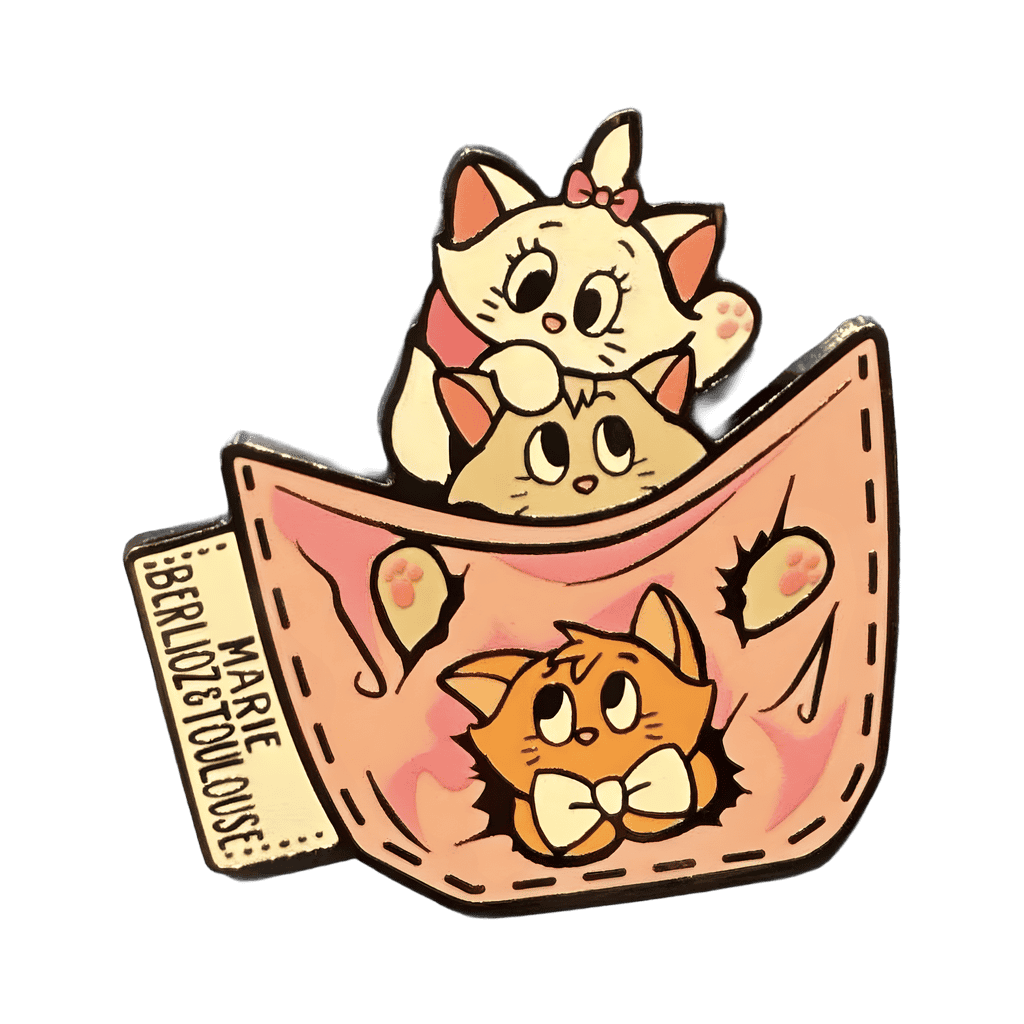Marie, Berlioz and Toulouse Disney pin