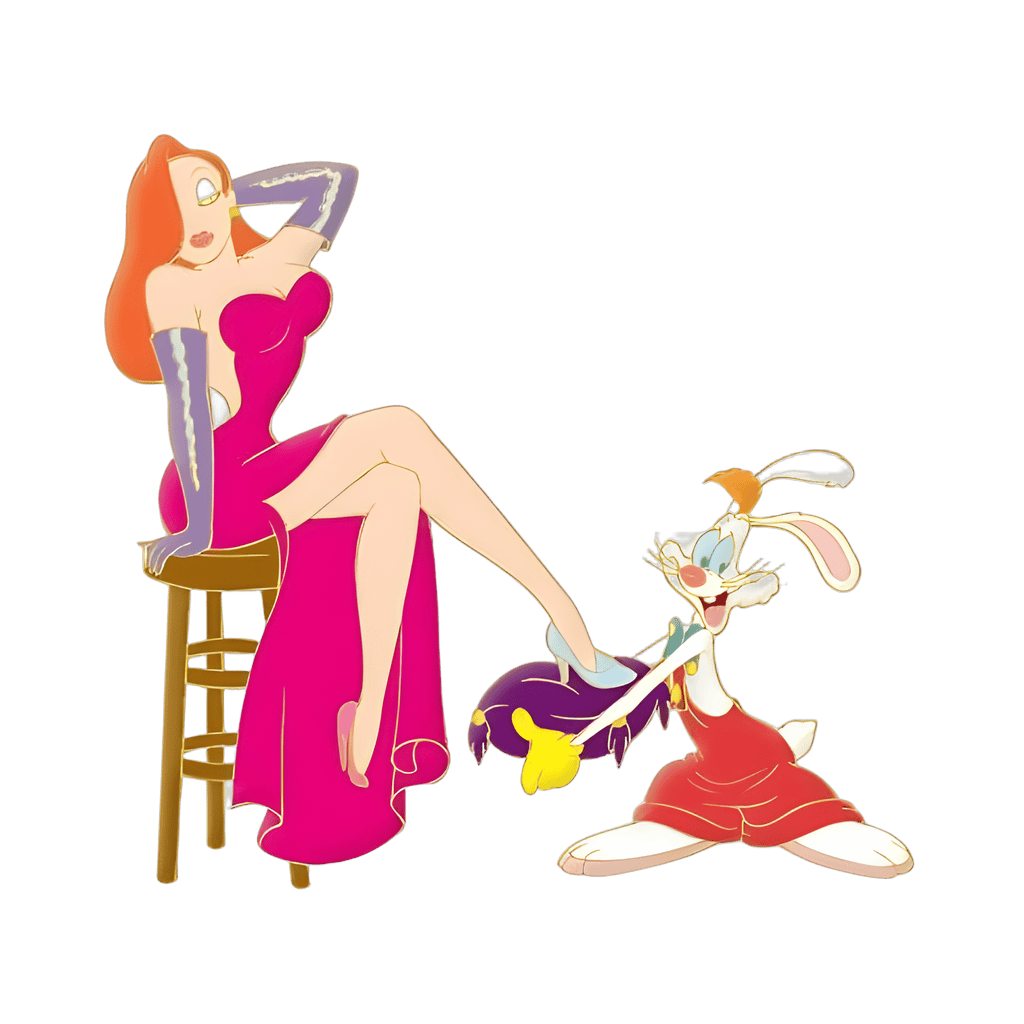 Jessica and Roger Rabbit Disney pin