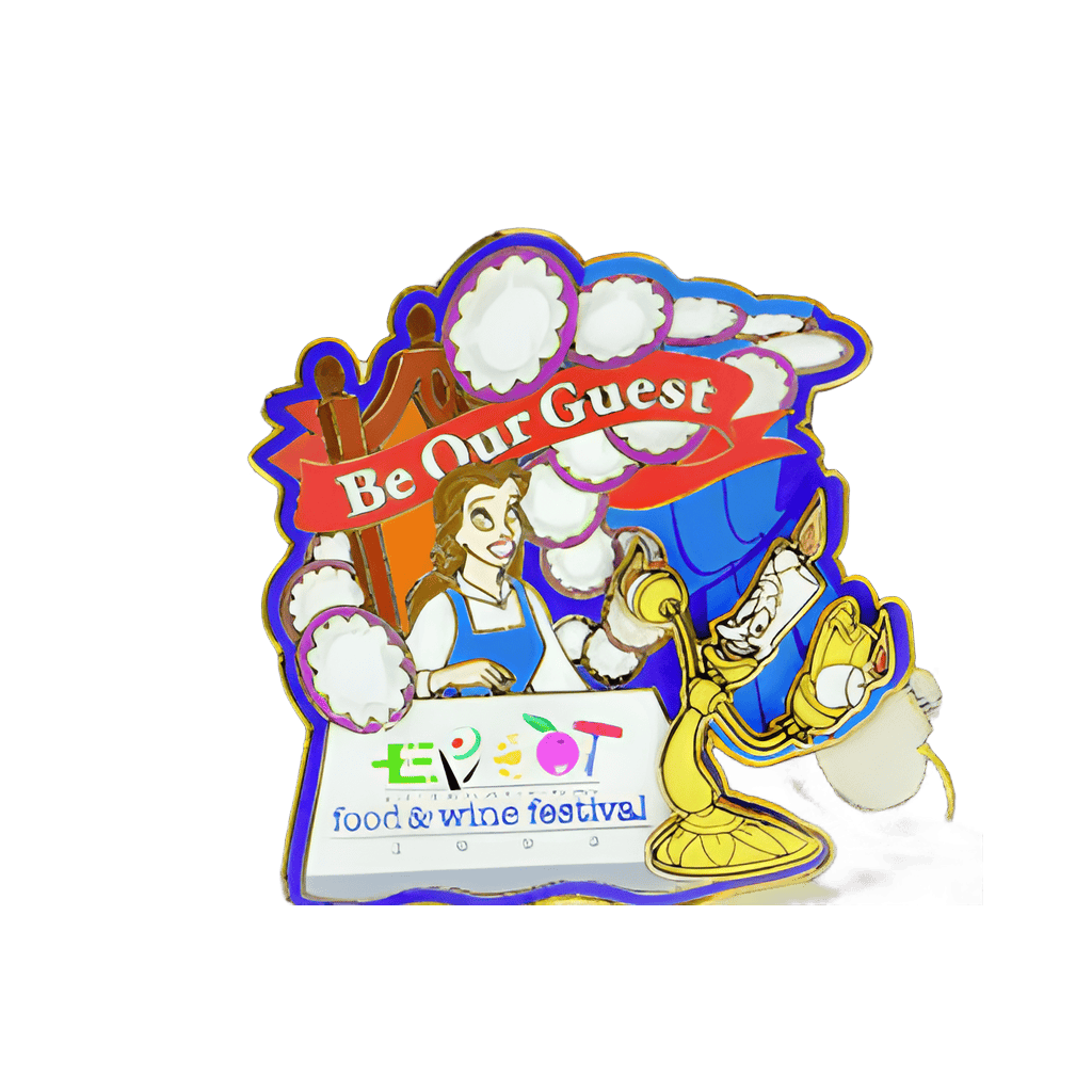 Be Our Guest - Belle, Beast Disney pin