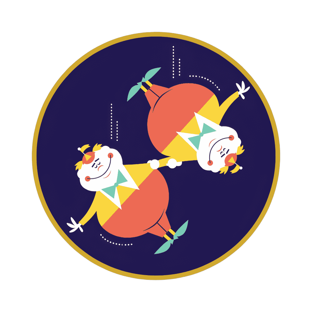 Tweedledum & Tweedledee Disney pin