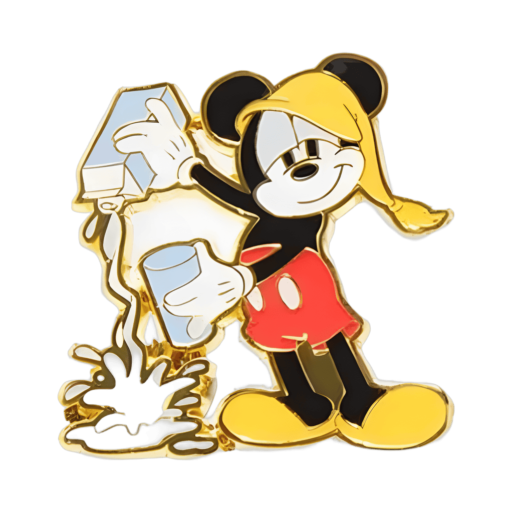 Mickey Mouse Pouring Glass of Milk Disney pin