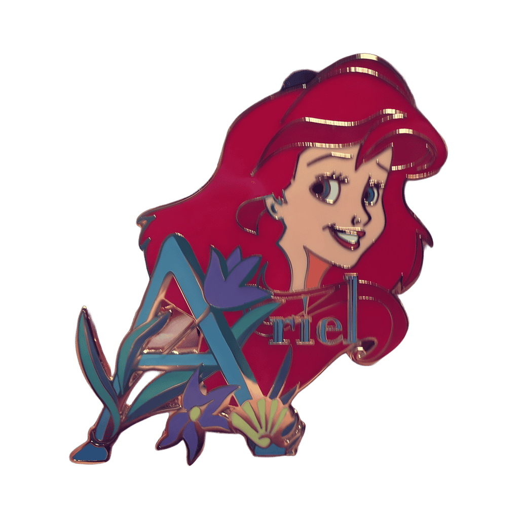 Ariel and her Name Disney pin