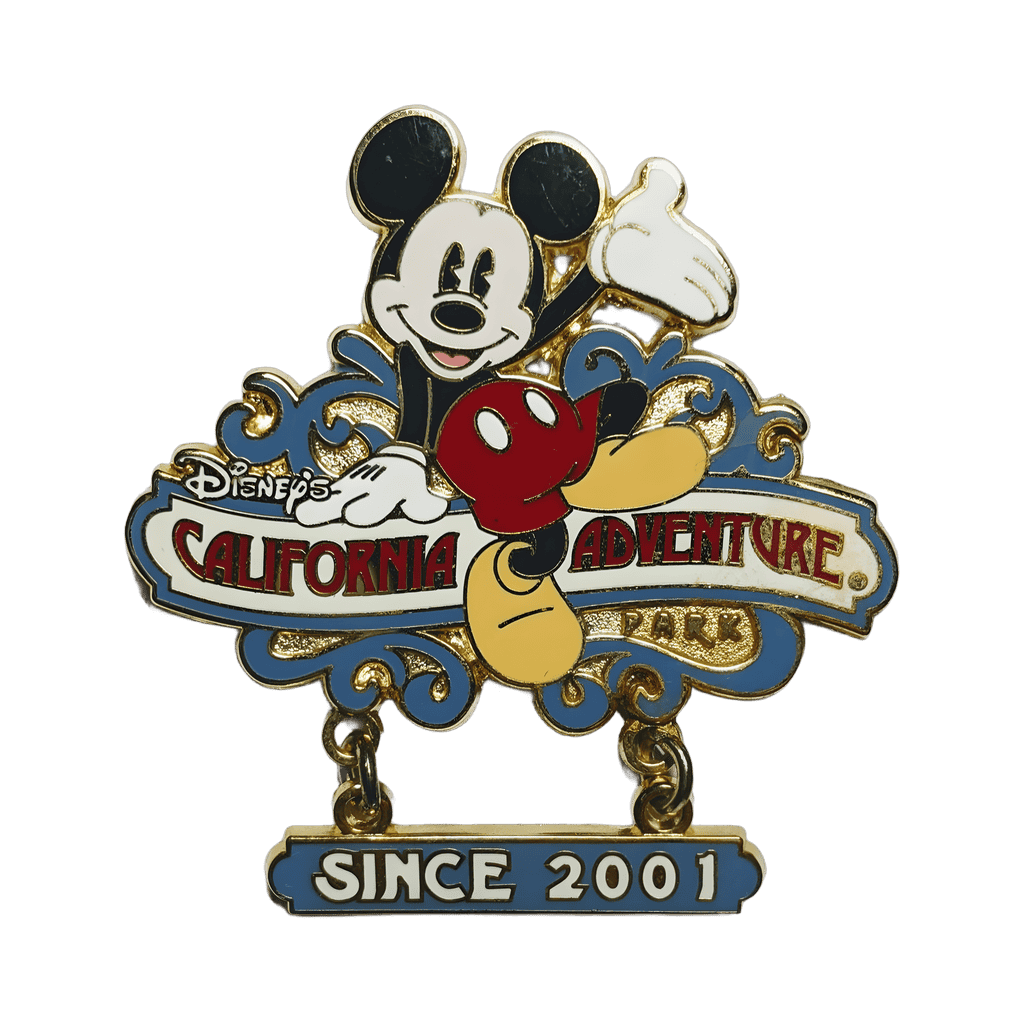 Disney's California Adventure Park Banner - Mickey Mouse Disney pin