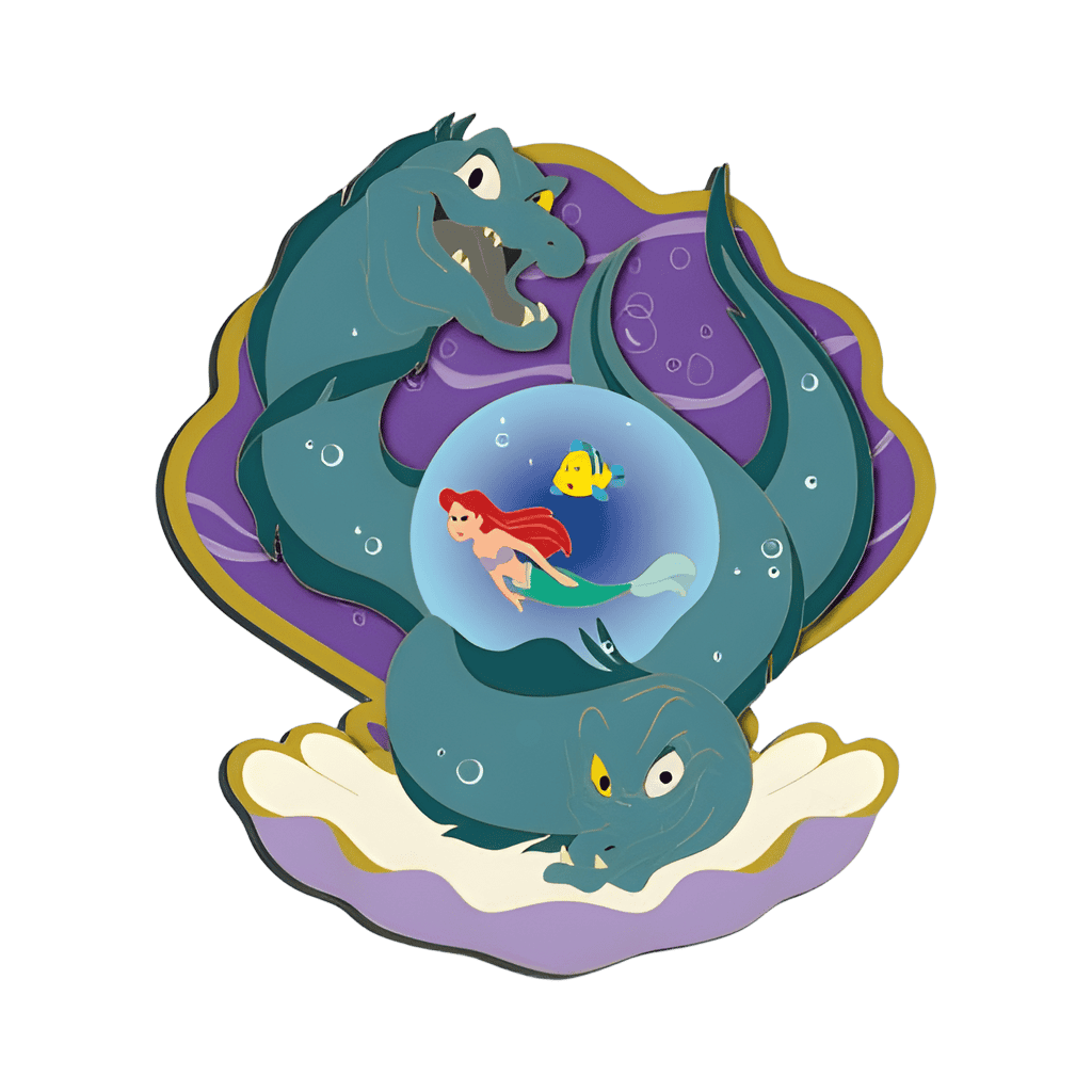 Flotsam and Jetsam Disney pin