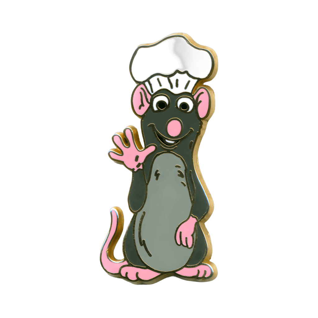 Remy Wearing a Chef's Hat Disney pin