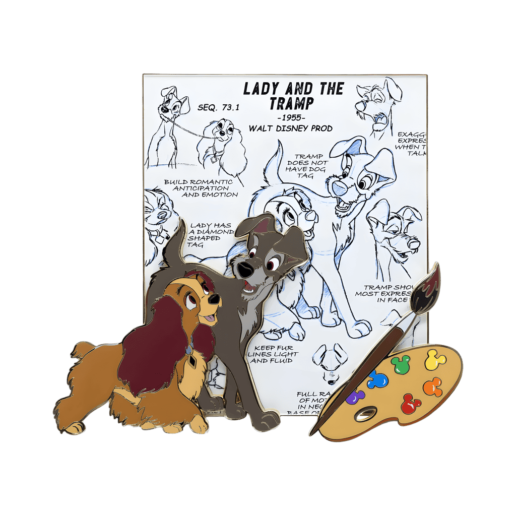 Lady and the Tramp Disney pin