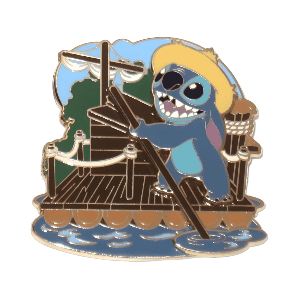 Stitch - Tom Sawyer Island Rafts Disney pin