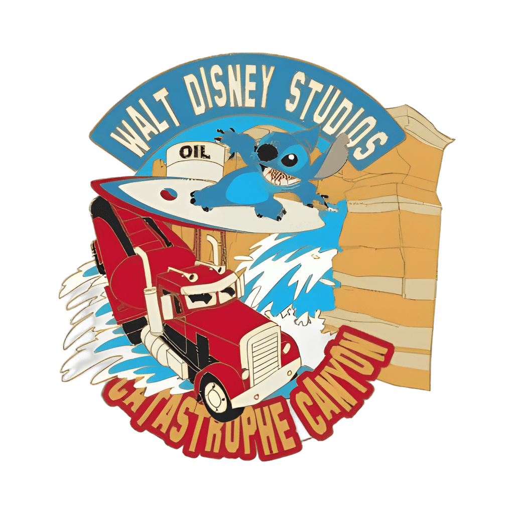 Stitch at Catastrophe Canyon Disney pin