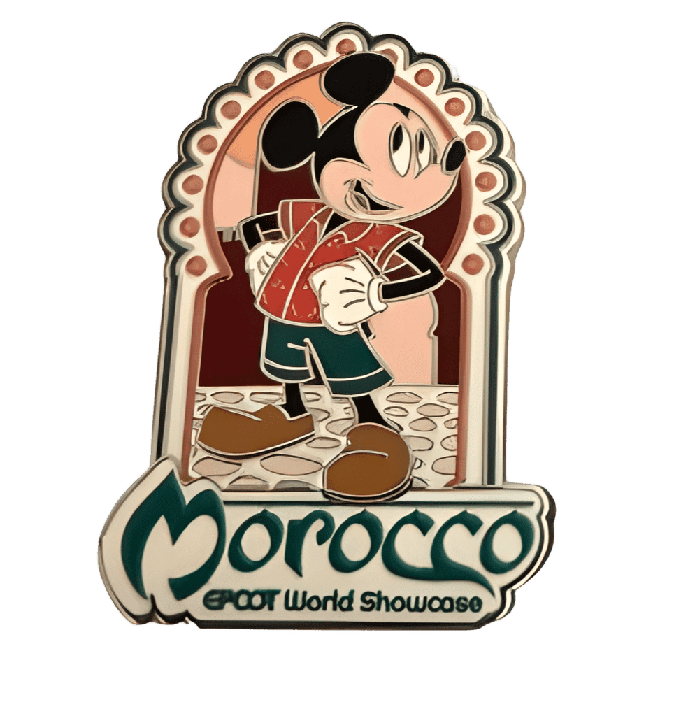 Mickey and Minnie Morocco Epcot Showcase- Mickey Disney pin