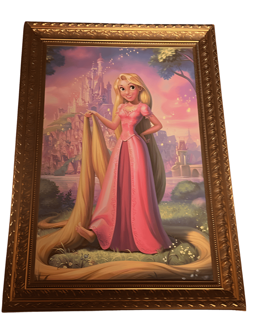 Rapunzel Artist Proof Framed Set Disney pin