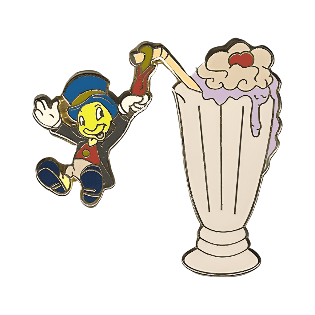 Jiminy Cricket with Milkshake Disney pin