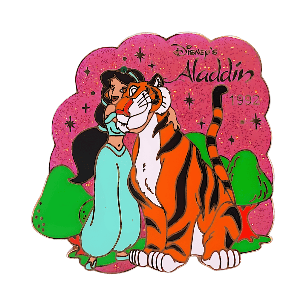 1992 - Aladdin - Jasmie and Rajah Disney pin