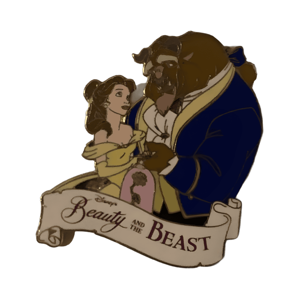 Belle and Beast Disney pin