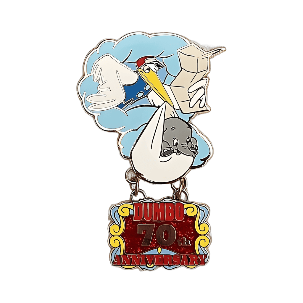 70th Anniversary - Dumbo with Stork Disney pin