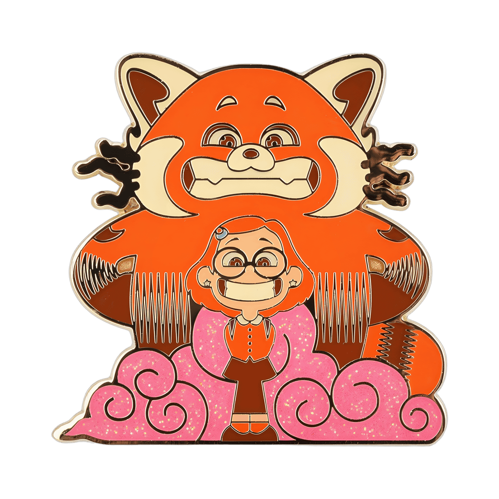Mei and Red Panda in Glitter Cloud Disney pin