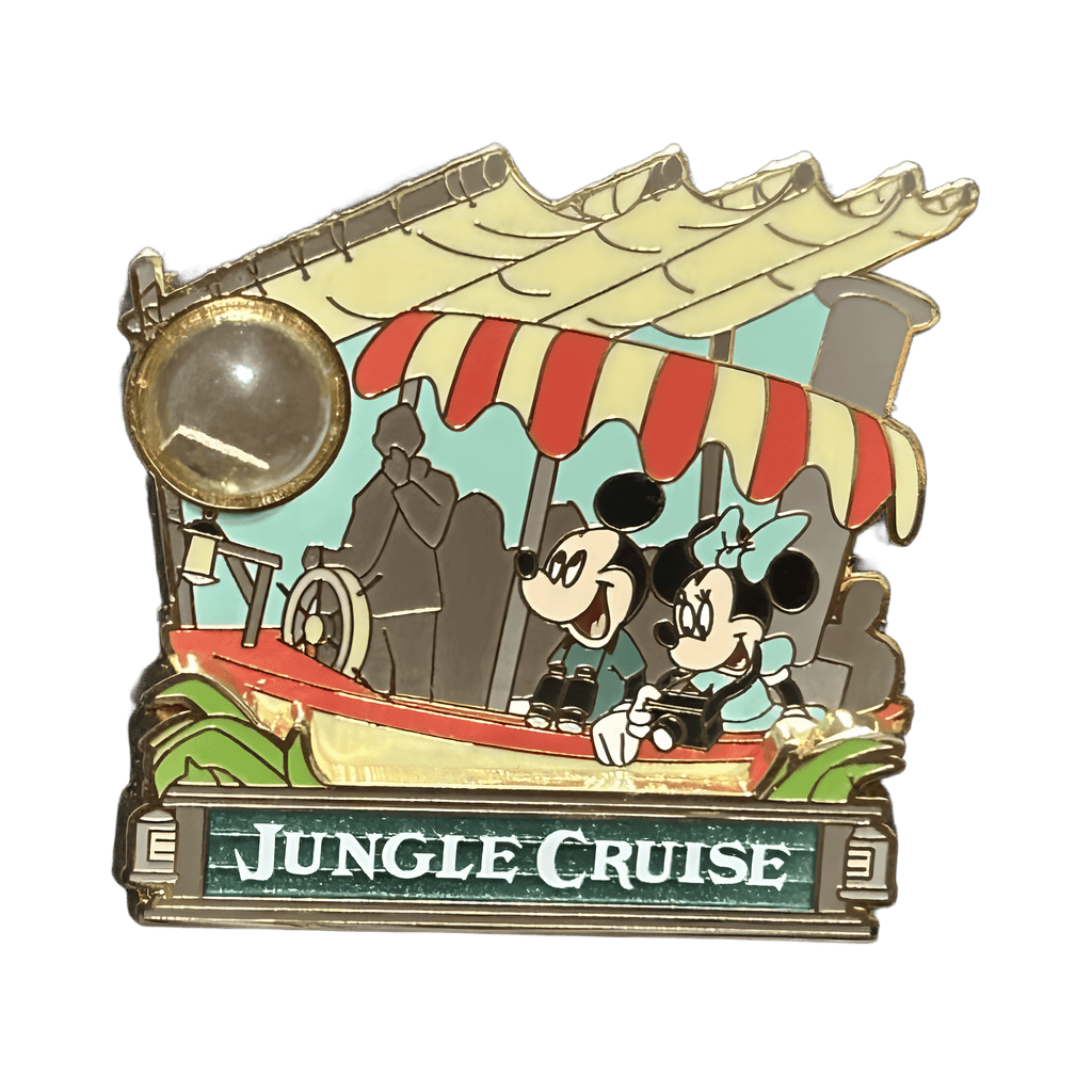 Mickey and Minnie on the Jungle Cruise Disney pin