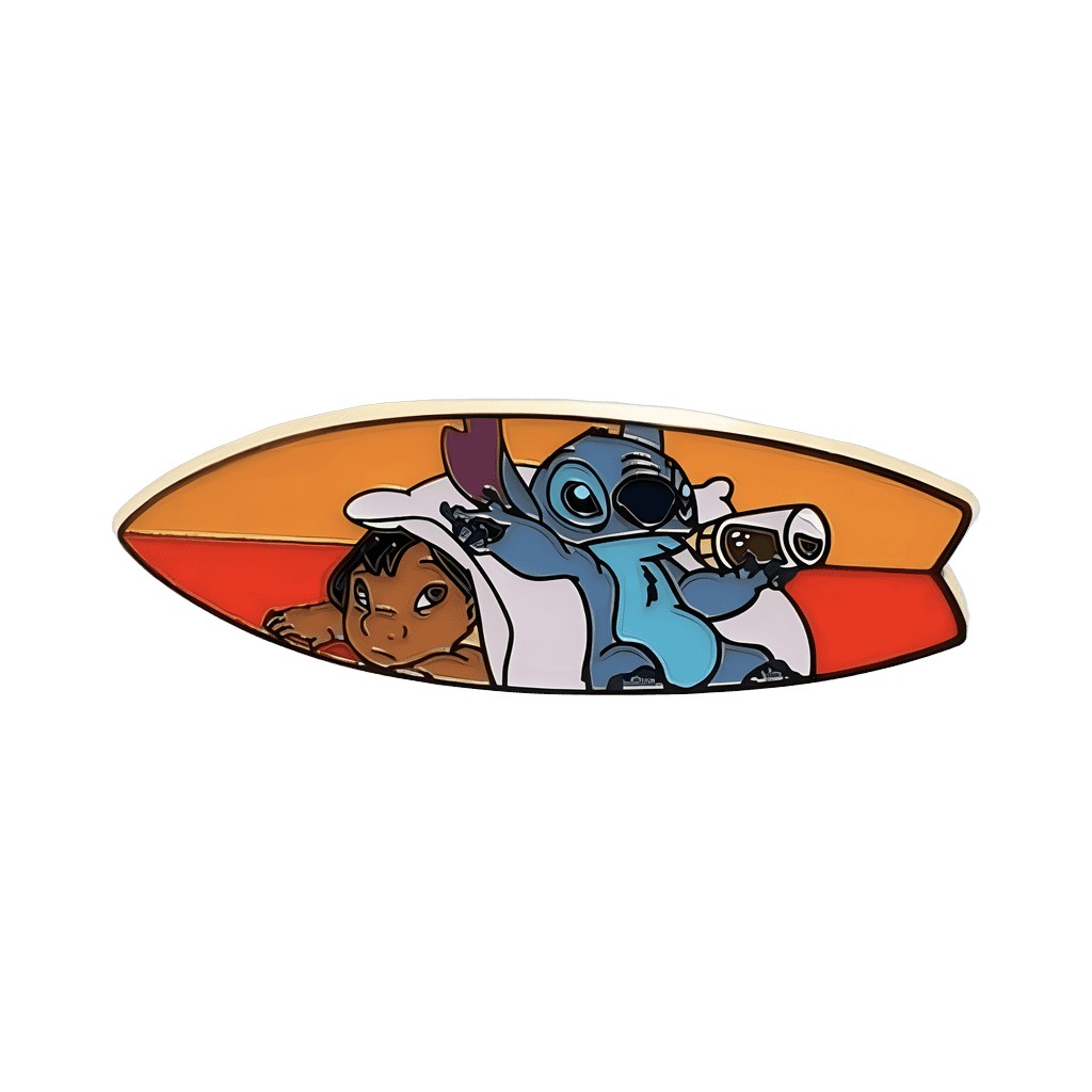 Stitch with Bottle Disney pin