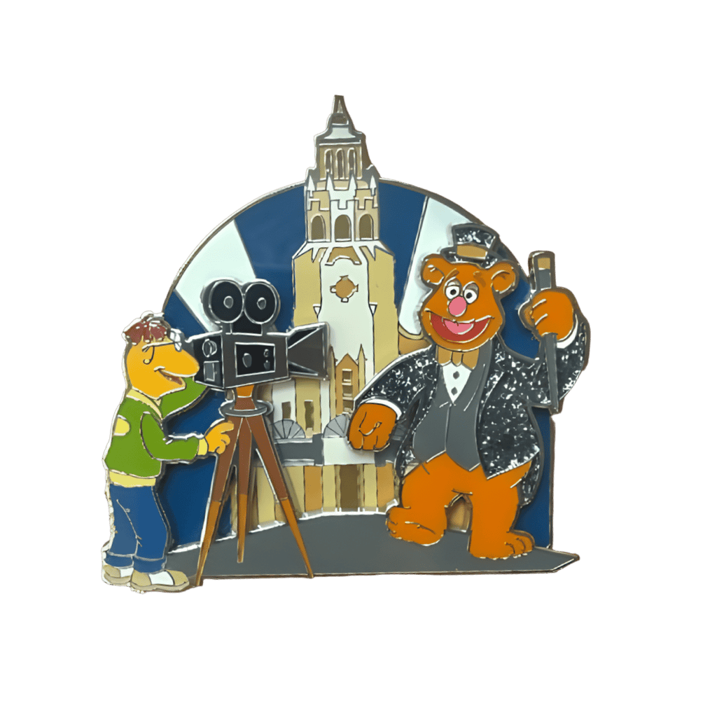 Fozzie Bear and Scooter at Carthay Circle Disney pin