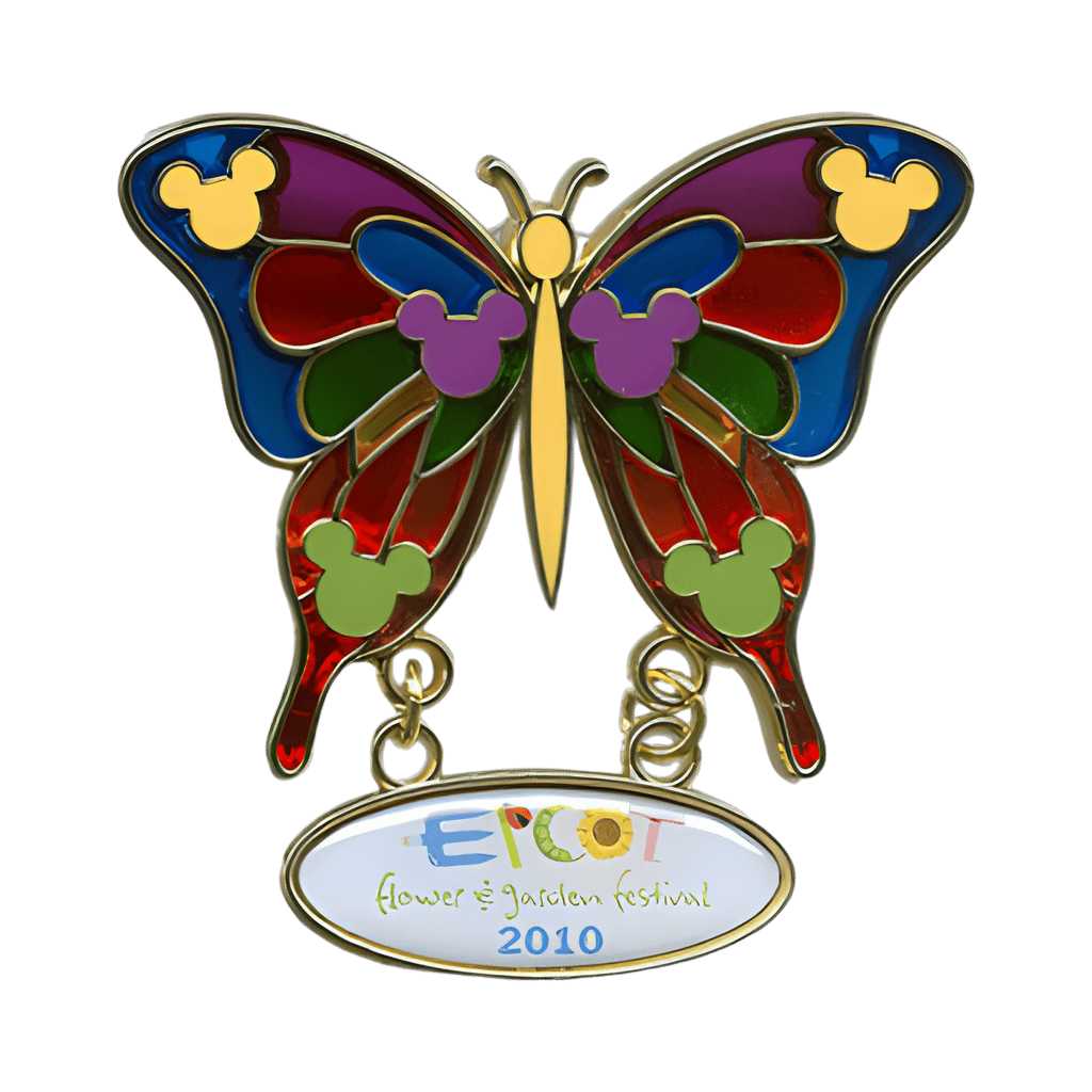 Stained Glass Butterfly Disney pin