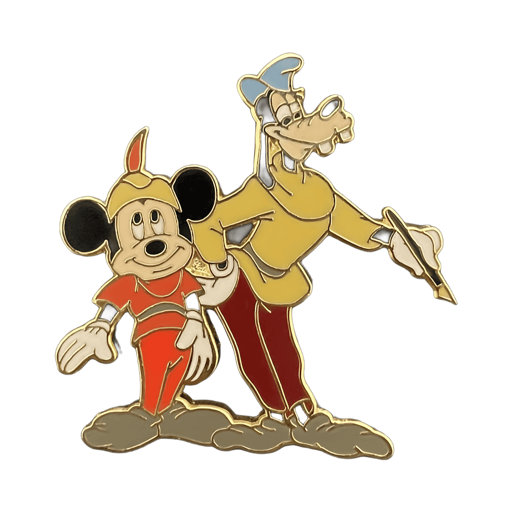 1947 Mickey & Goofy from Mickey and the Beanstalk Disney pin