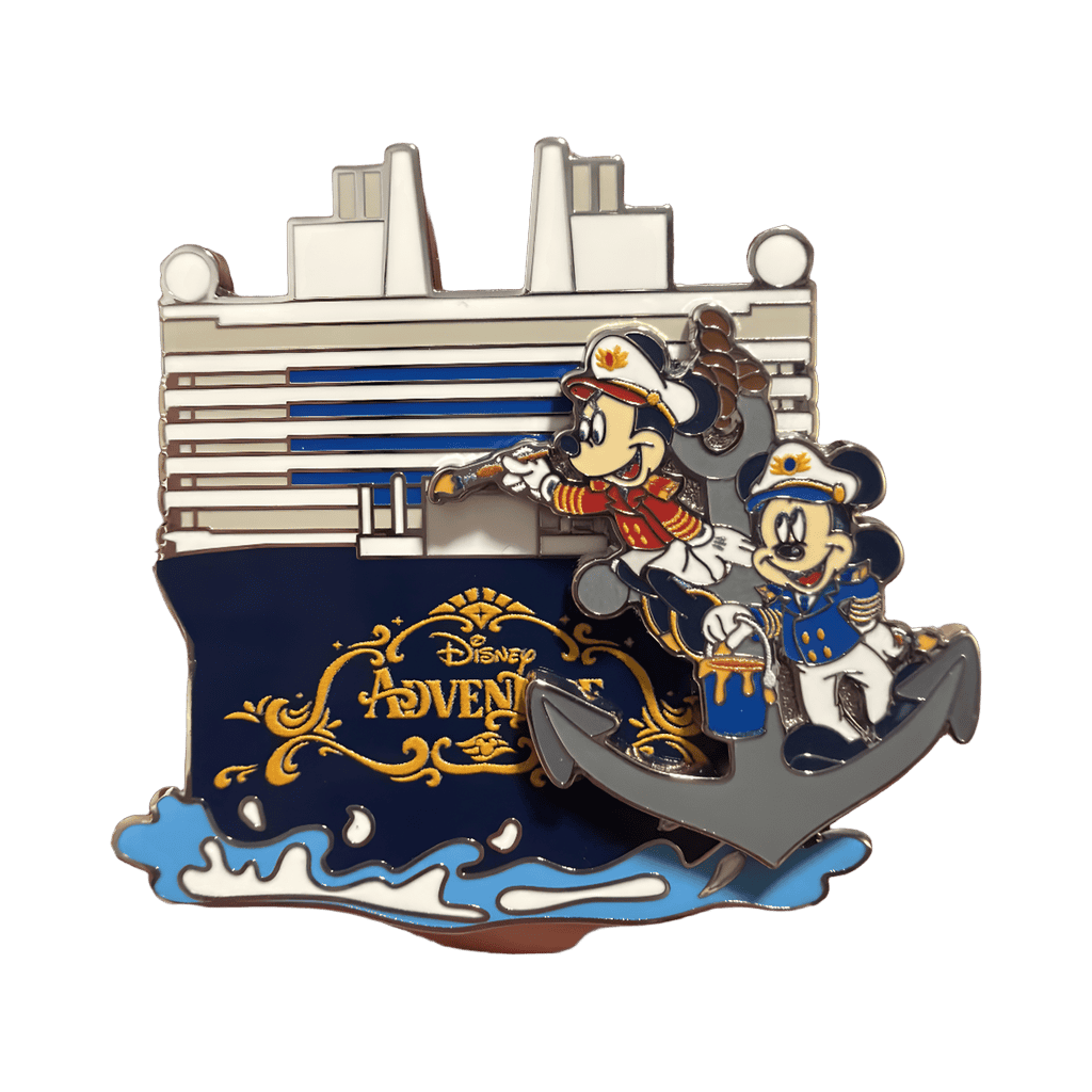 Captain Mickey and Minnie Disney pin