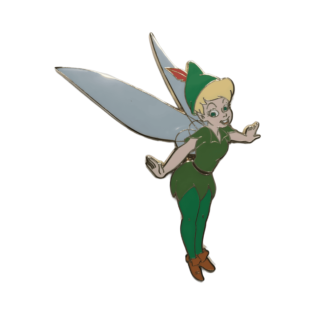 Tinker Bell dressed as Peter Pan Disney pin