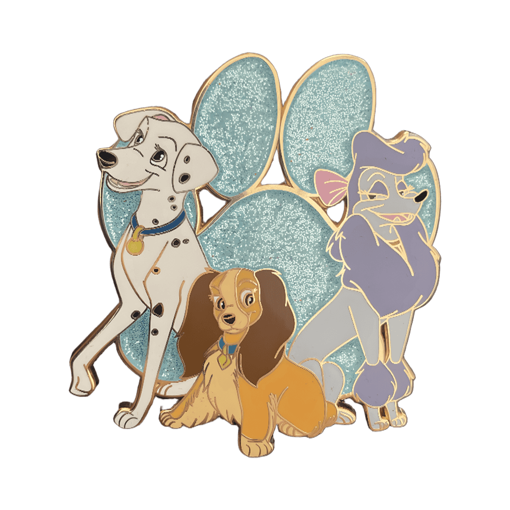 Lady, Perdita And Georgette Disney pin