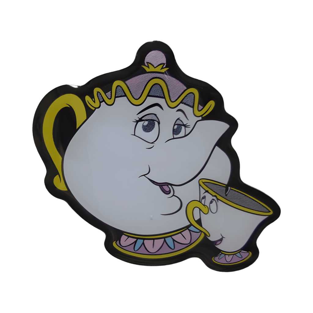 Beauty and the Beast 4-pin set - Mrs. Potts and Chip Disney pin