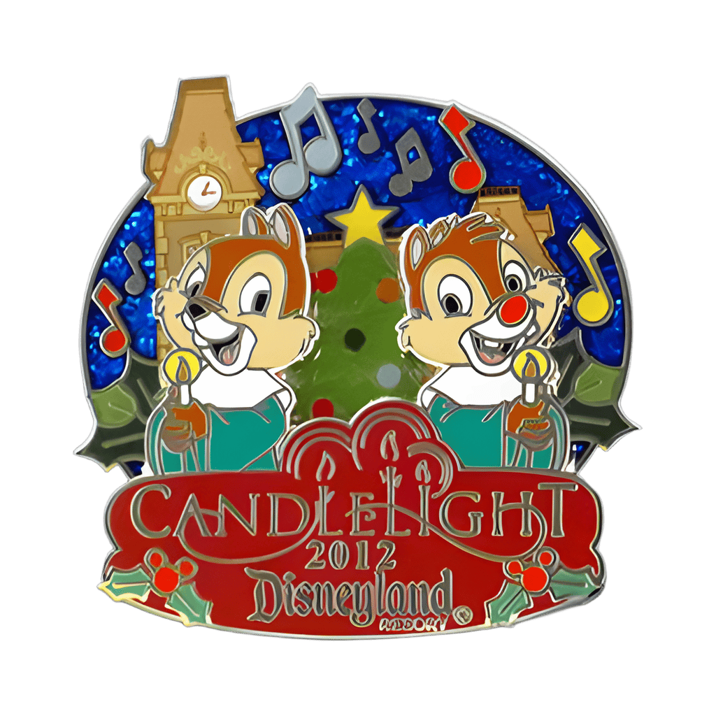 2012 — Chip and Dale (Red Logo) Disney pin