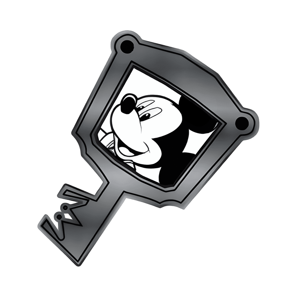 King Mickey (Y868) - Black and White Disney pin