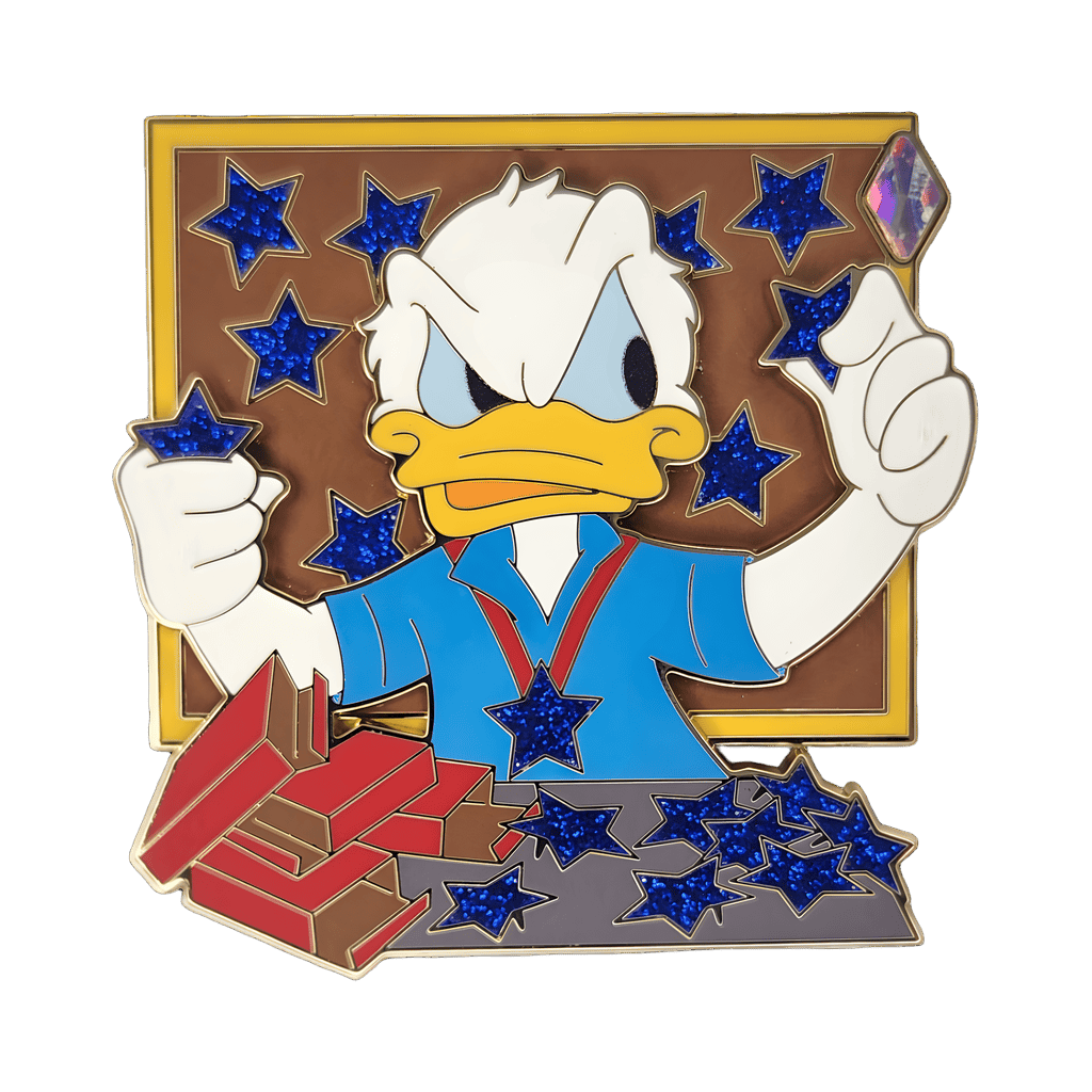 Donald with Duplicate Mystery Pins Disney pin