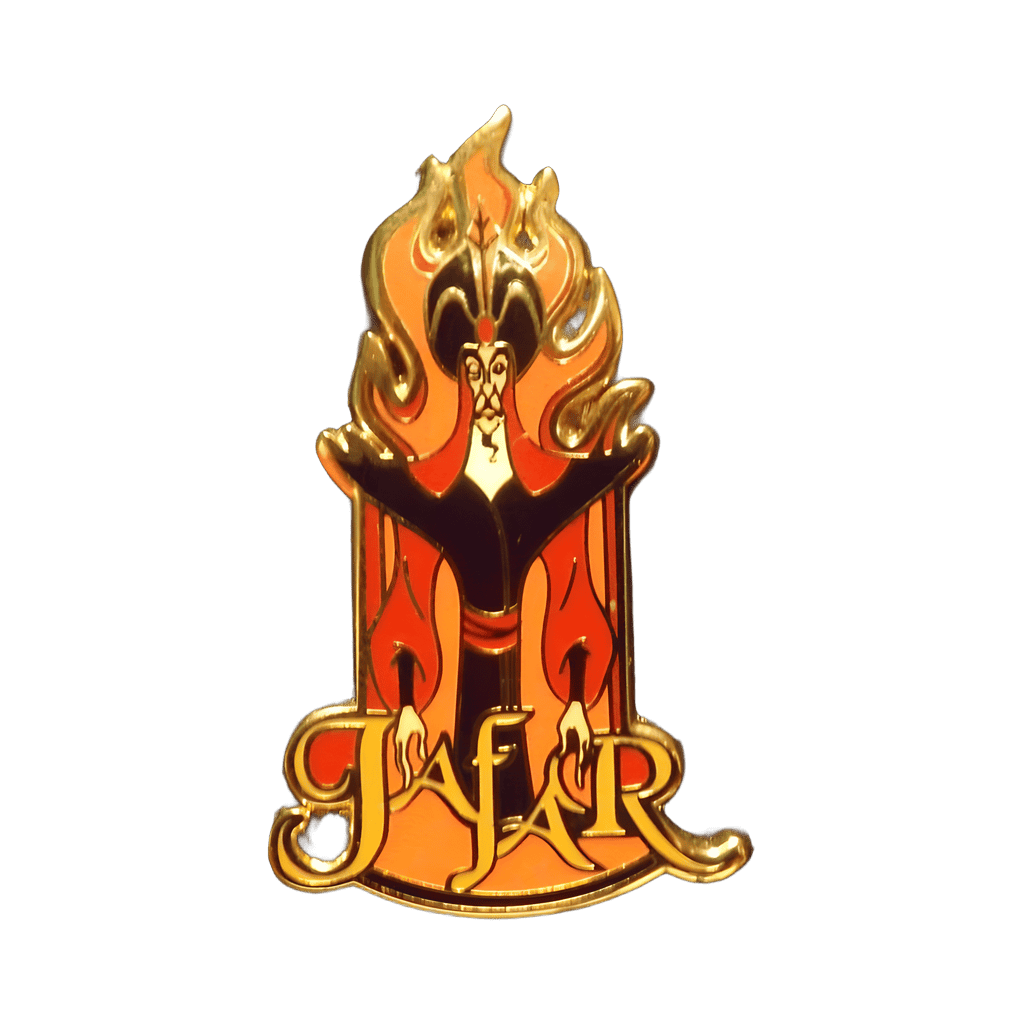 Jafar In Flames Disney pin