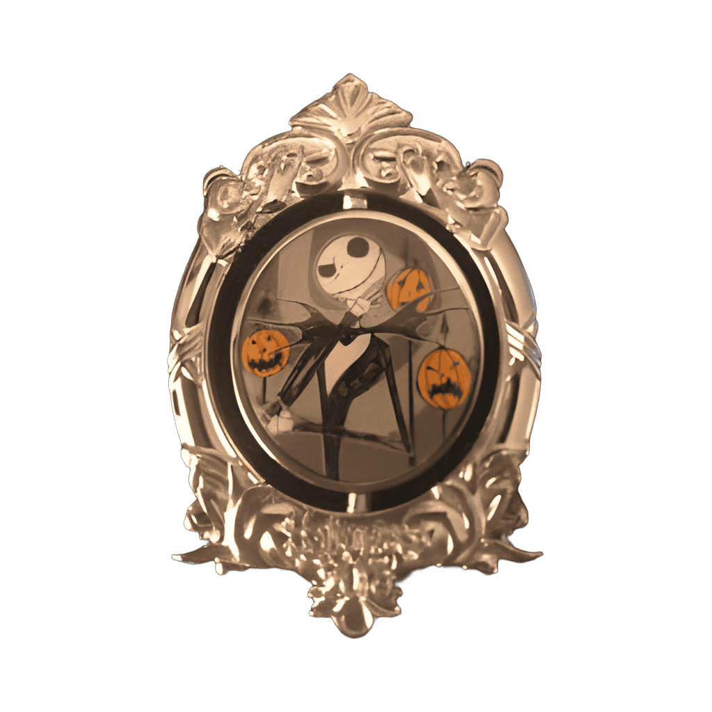 Jack and Sally Halloween Spinner Disney pin
