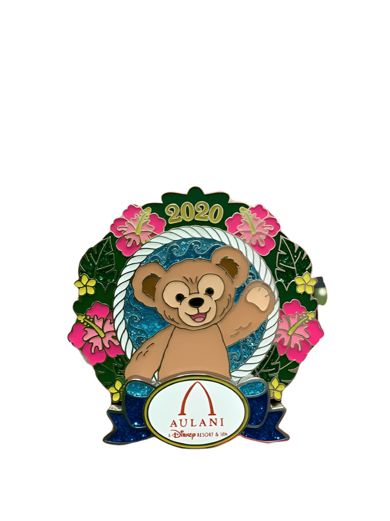 Aulani Resort & Spa - Duffy the Bear Wreath Disney pin