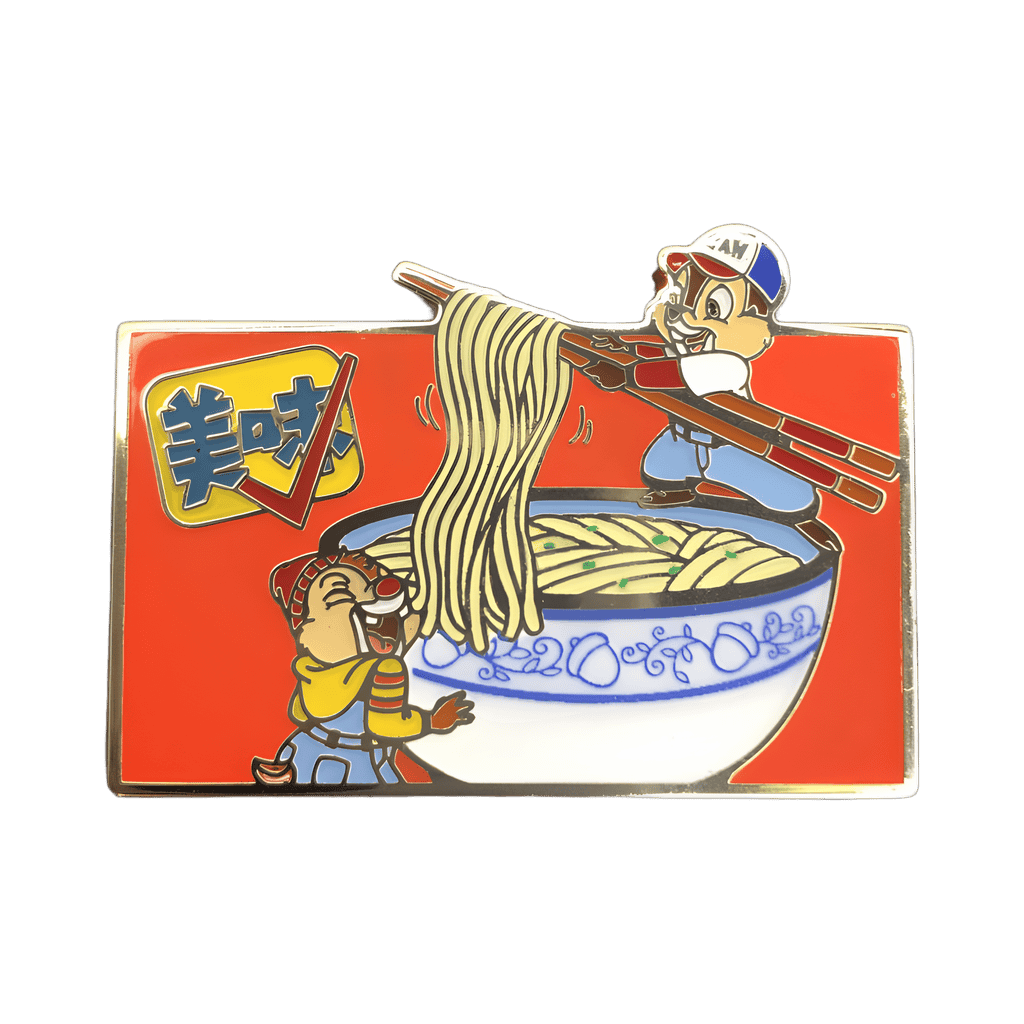 Chip and Dale Noodles Disney pin