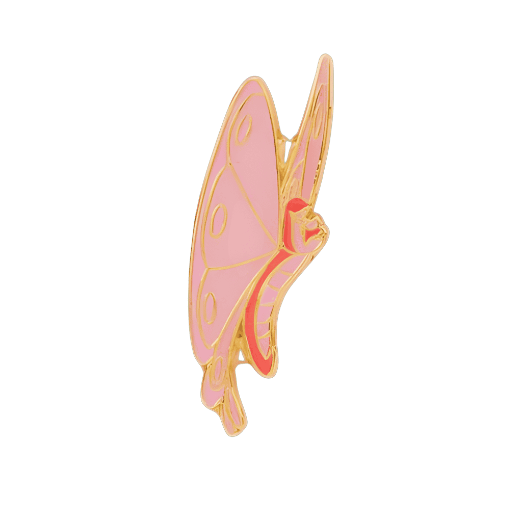 Alice in Wonderland - Pink Transformed Caterpillar Butterfly Disney pin
