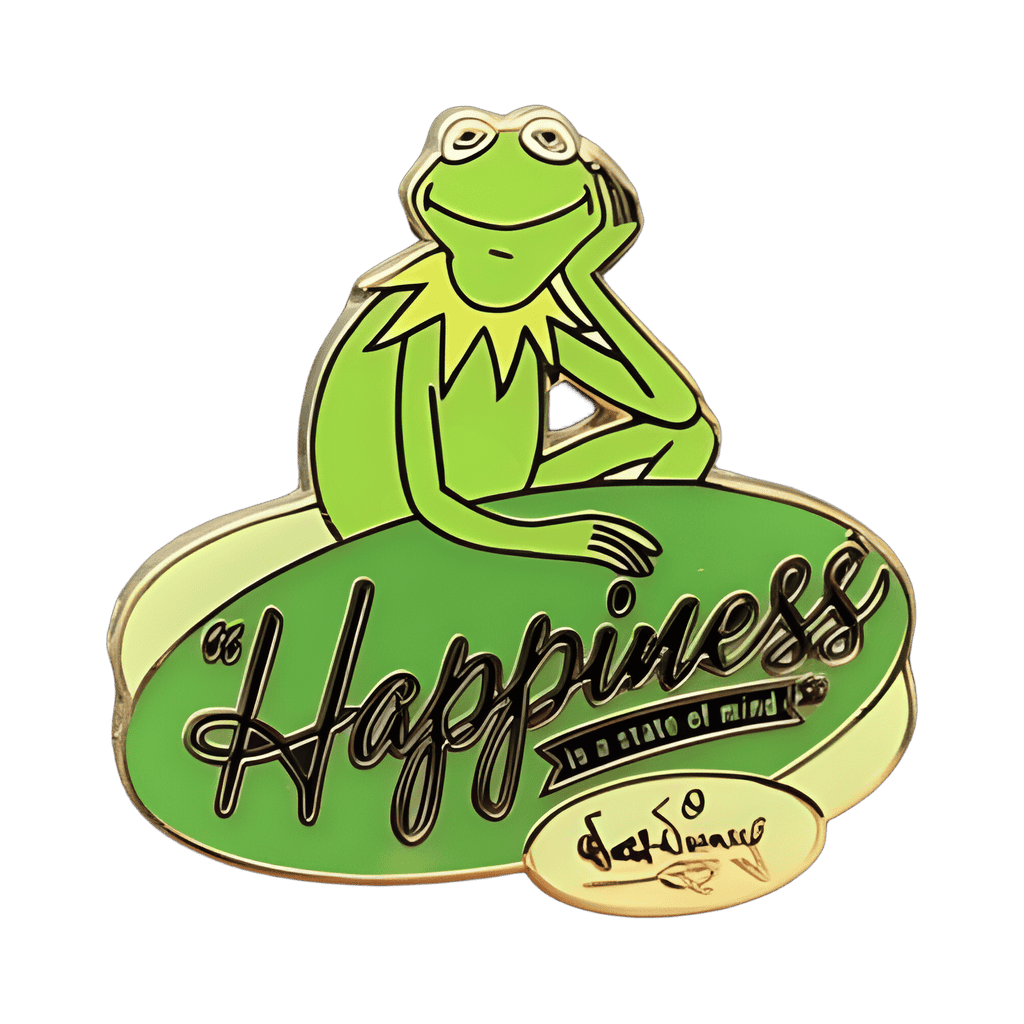 Kermit the Frog - Happiness is a State of Mind Disney pin