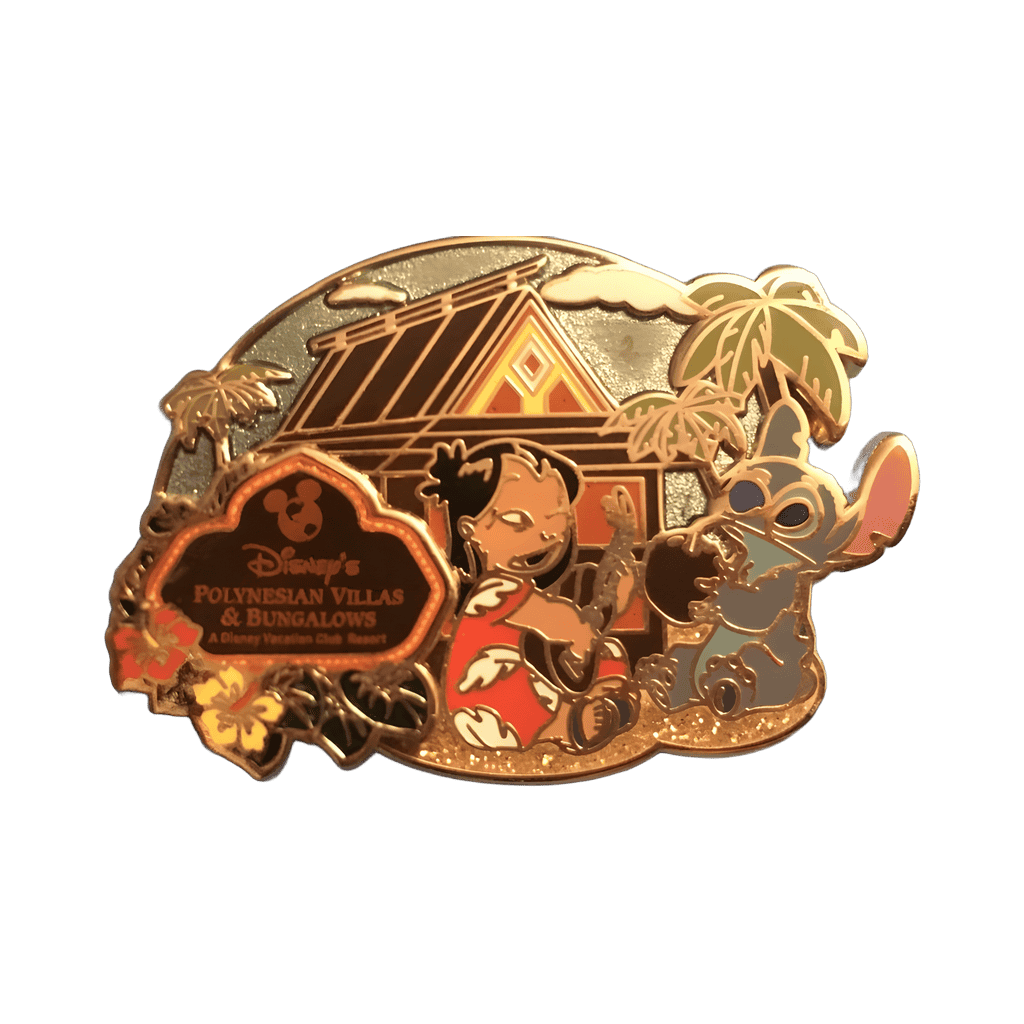 Polynesian Villas & Bungalows - Lilo & Stitch (DVC) Disney pin