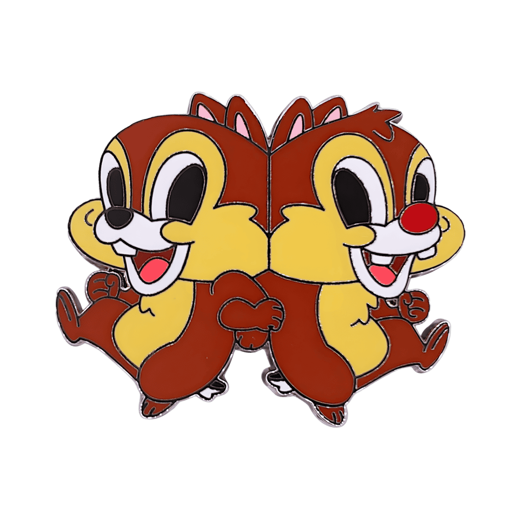 Toony Stylized Chip & Dale Disney pin