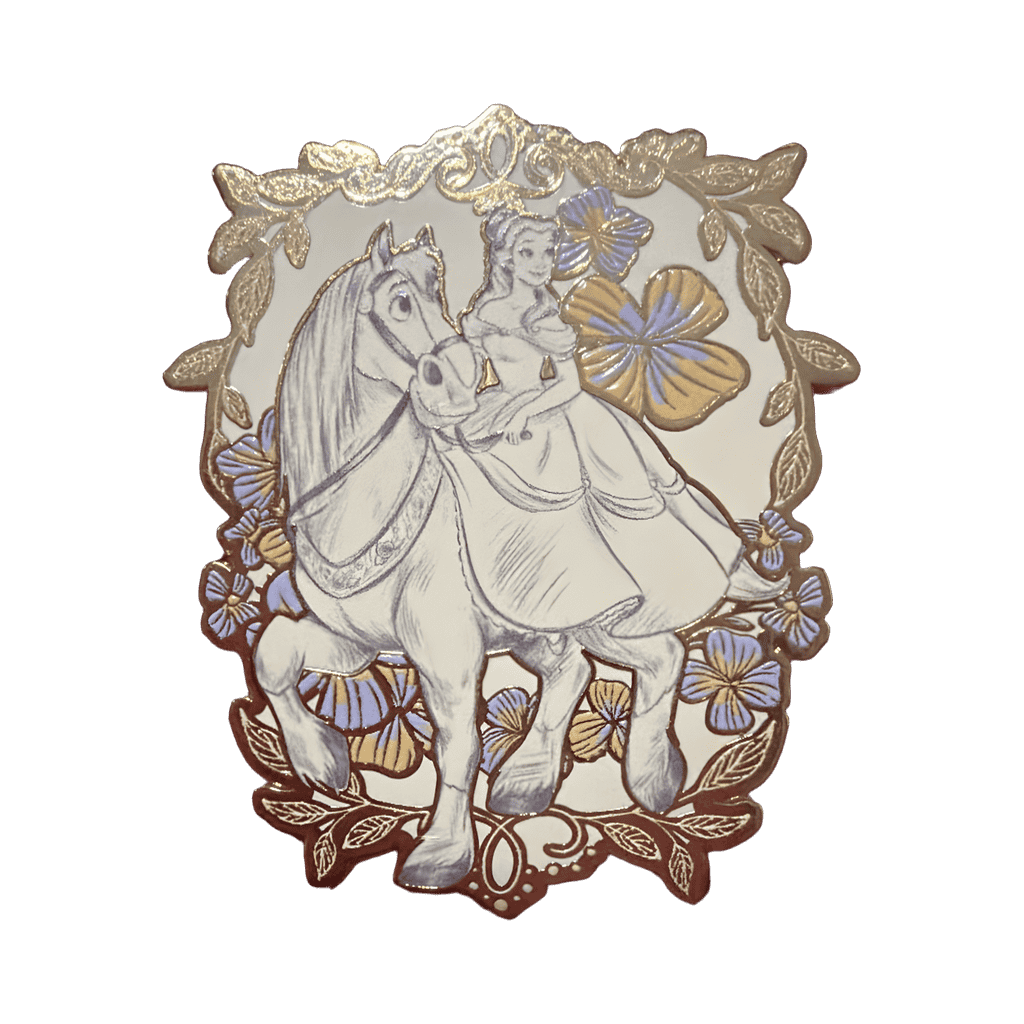 Belle Riding Horse Disney pin