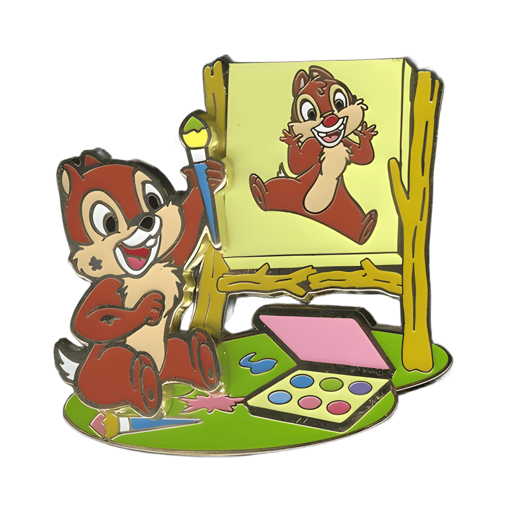 Chip painting Dale Disney pin