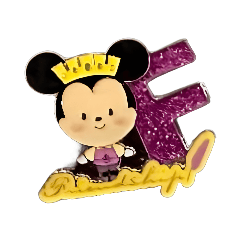 Minnie Letter F Disney pin
