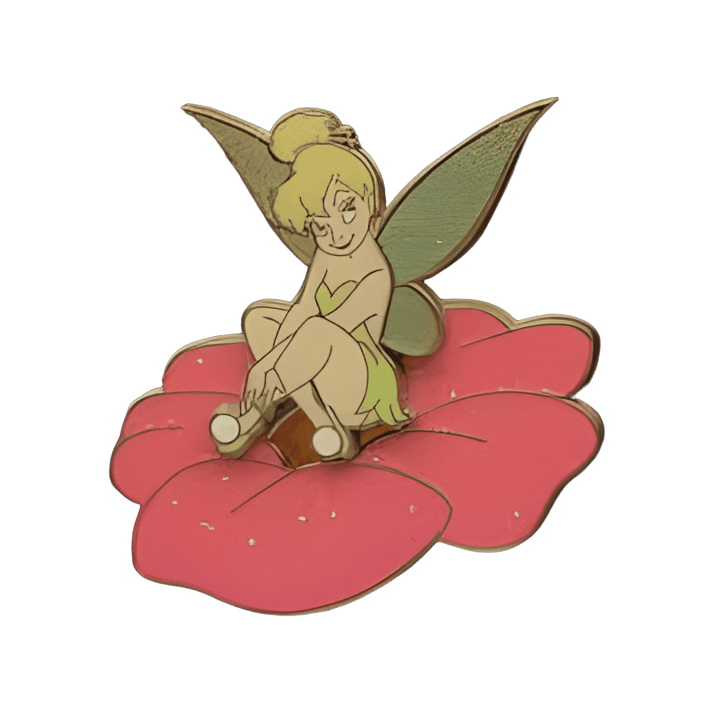 Pink Flower Disney pin