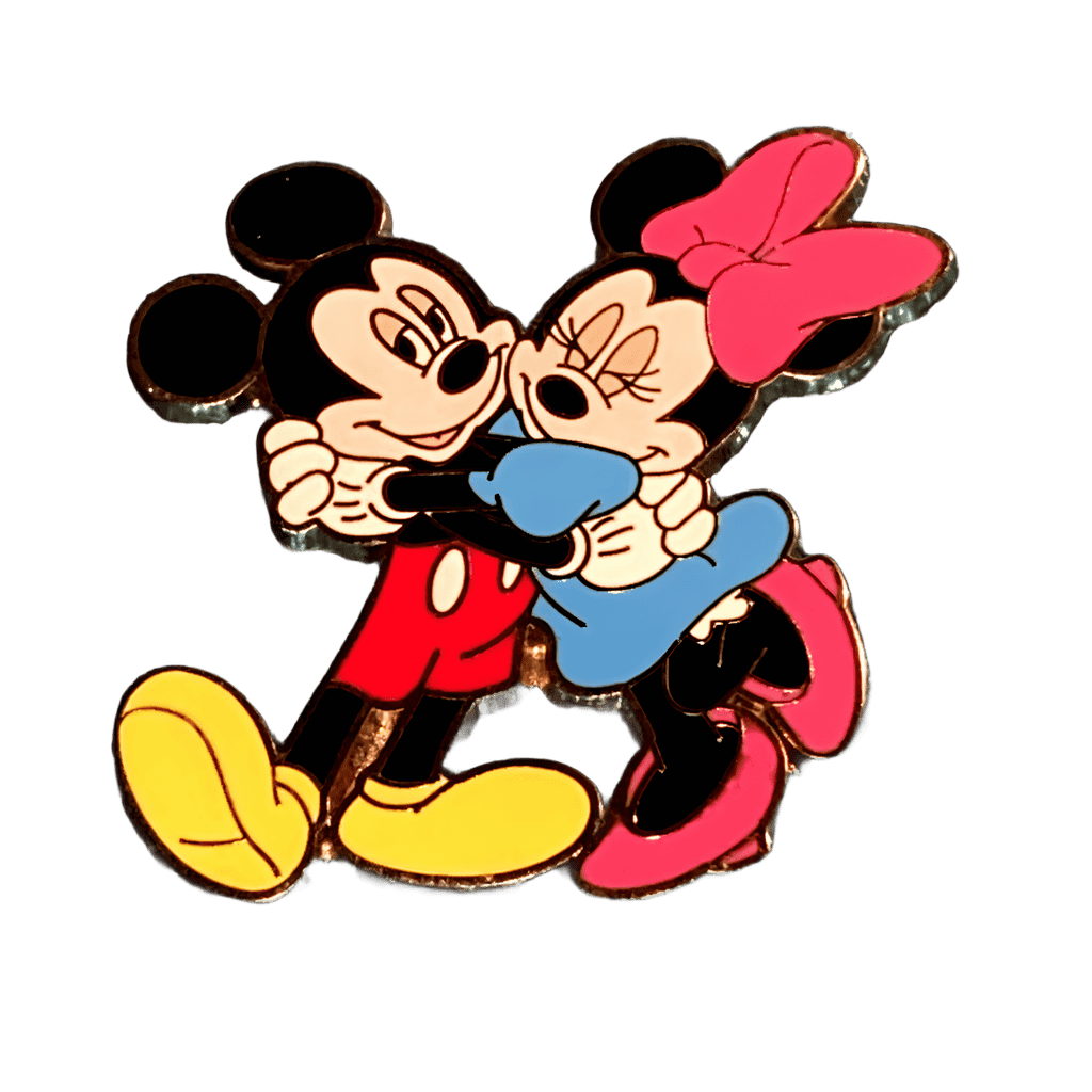 Mickey and Minnie Hugging Disney pin