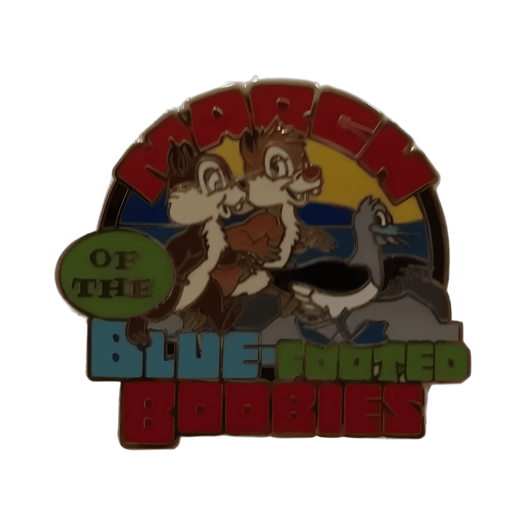 March of the Blue-Footed Boobies - Chip 'n Dale Disney pin