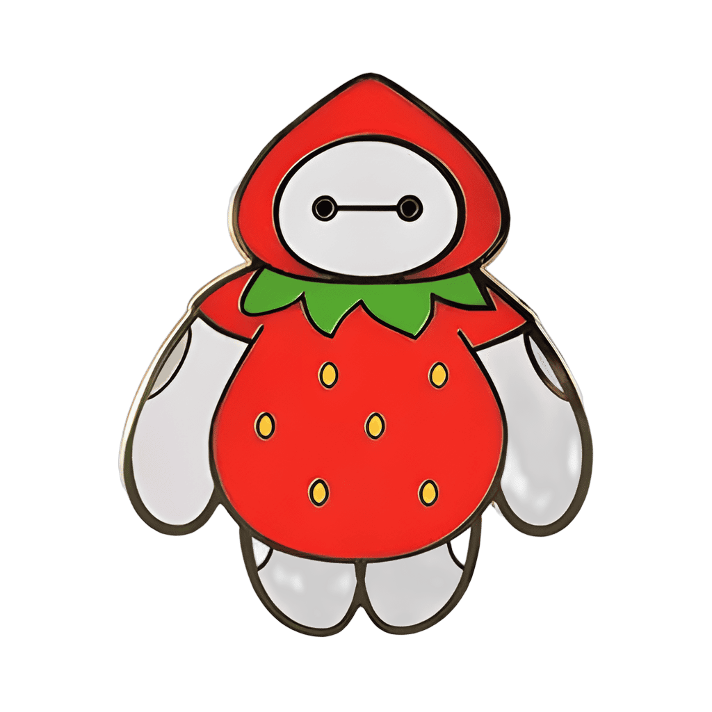 Baymax strawberry Disney pin