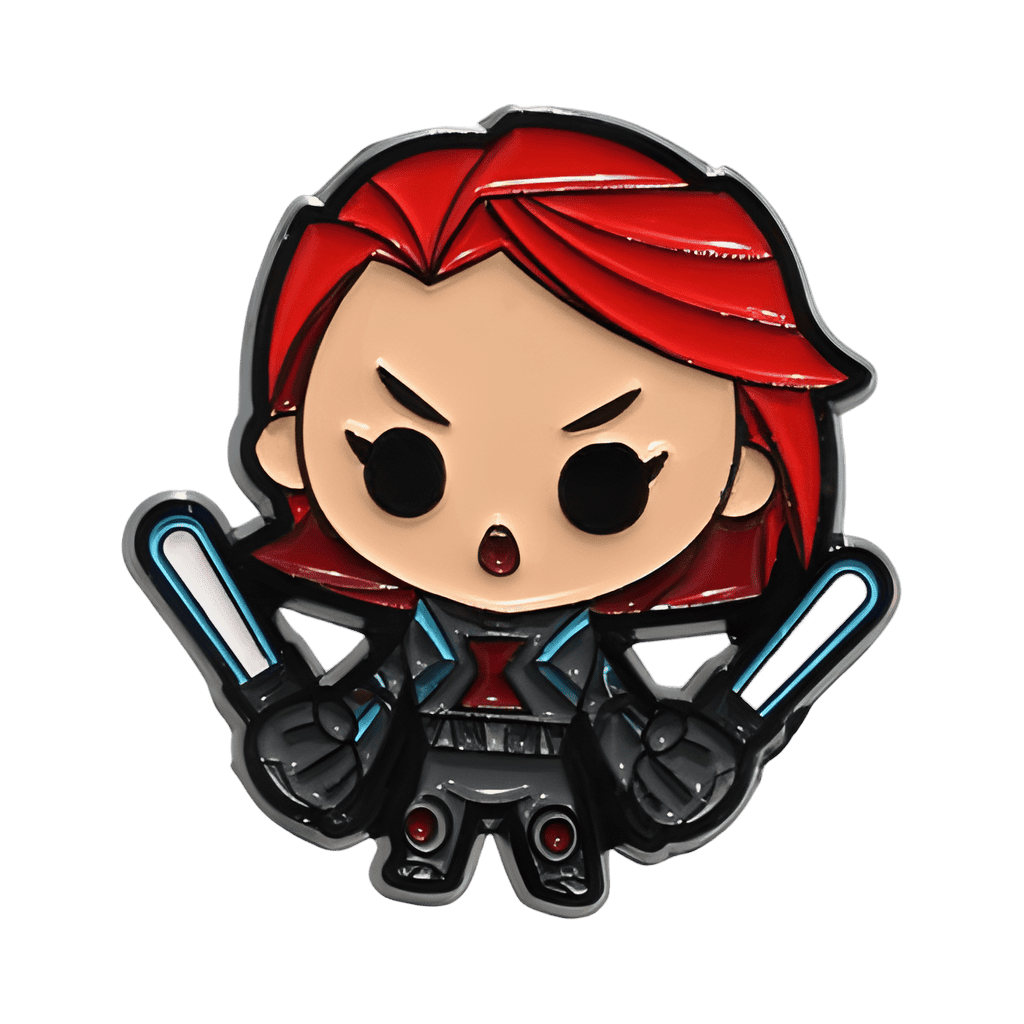Black Widow Disney pin